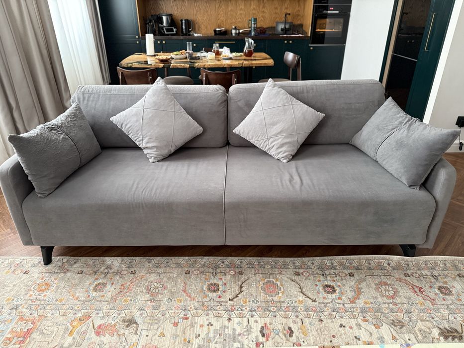 Диван Льери серый (раскрывается)