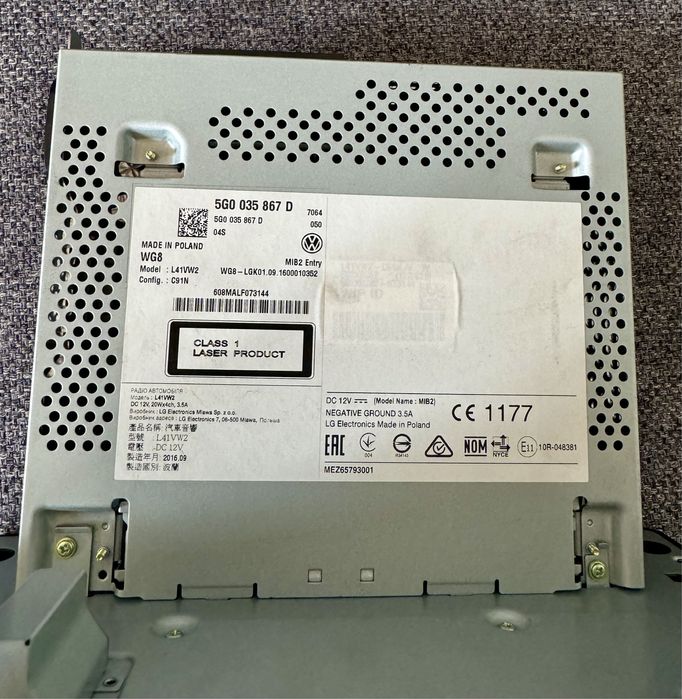 vand unitate audio originala vw 7