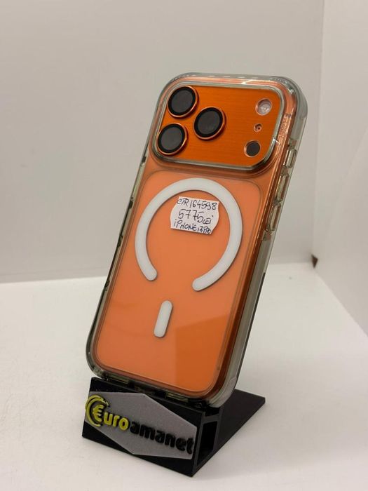 Telefon mobil Apple iPhone 17 Pro, 256GB, 5G, Cosmic Orange, 100% -A-