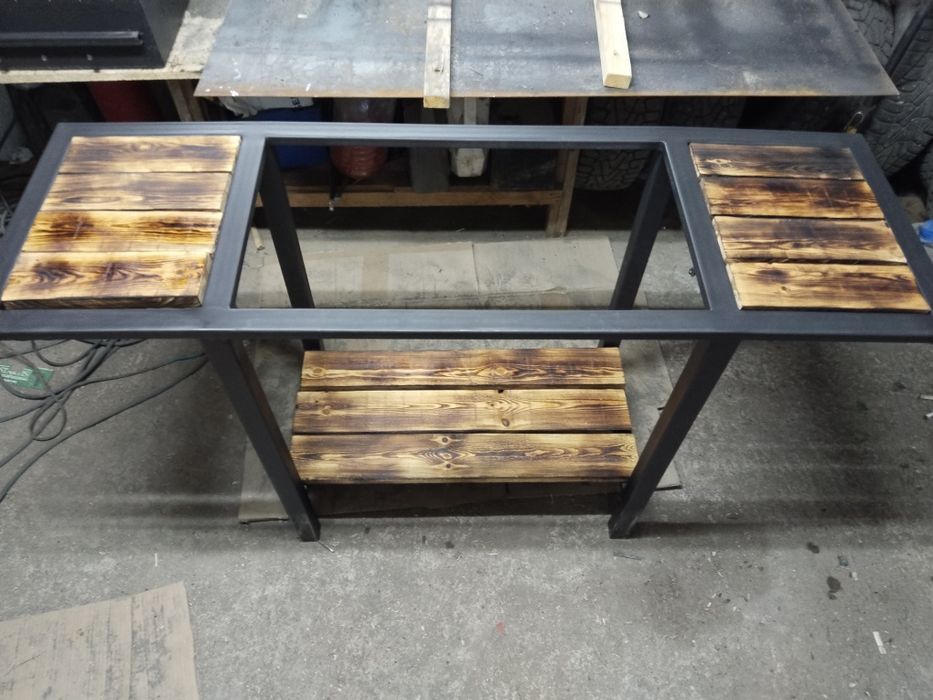 Мангал в стиле лофт