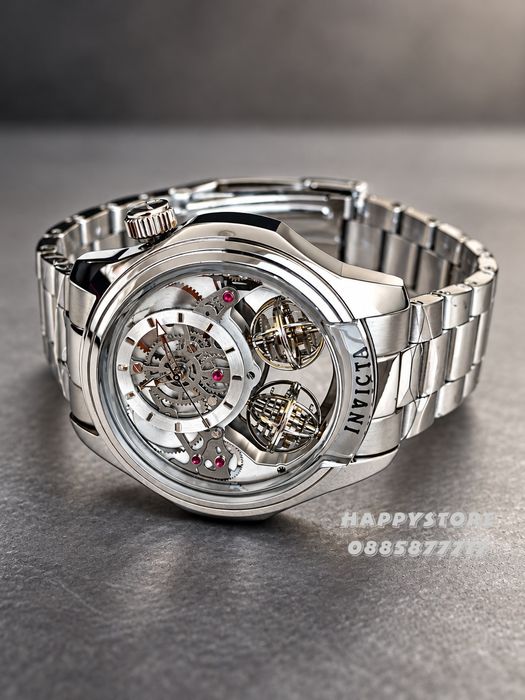 INVICTA Specialty Silver full metal 48 mm, Инвикта нов мъжки часовник