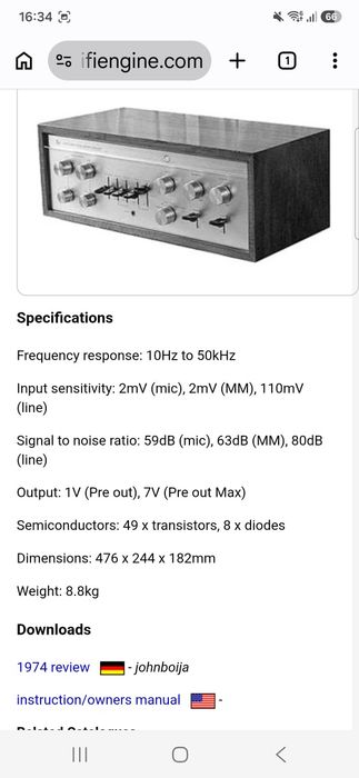 Luxman, amplificator-preamlificator