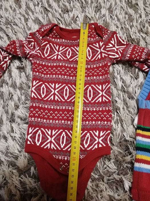 Коледни и Новогодишни костюмчета за бебчета до 18 месеца+ПОДАРЪКчорапк