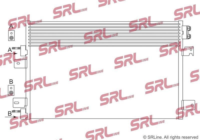 Condensator AC, aer conditionat Chrysler Sebring 202010; Dodge Avenger 202010, Caliber 202010; Jeep Compass 202010, Patriot 202010, 2.4, 2.0, 2.7 V6,