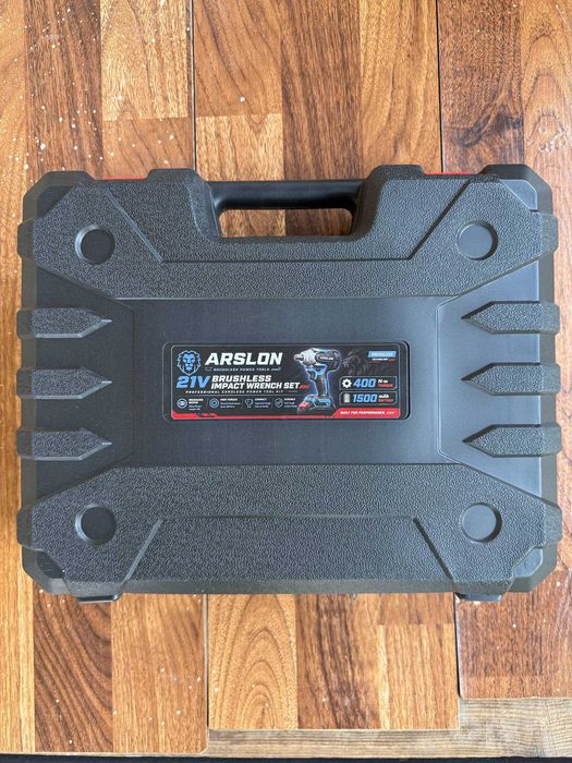 Аккумуляторный ударный гайковёрт ASLON 350 Нм, 2 аккумулятора