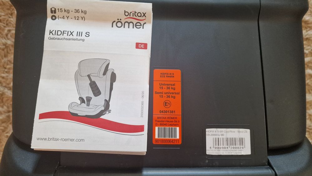 Scaun auto copil Britax Römer Kidfix III S
