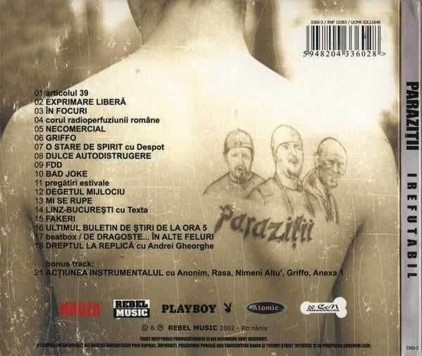 CD Parazitii - Irefutabil / Comfort 3