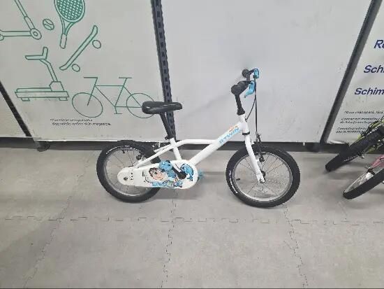 Bicicletă Inuit 100 16" alb copii 105 - 120 - (SecondHand) Decathlon