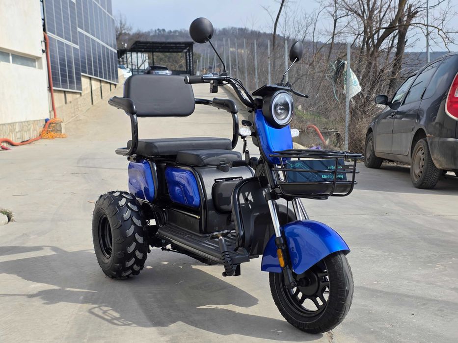 Triciclu electric FARA PERMIS 2 locuri | 1000w Livrare acasa, Garantie