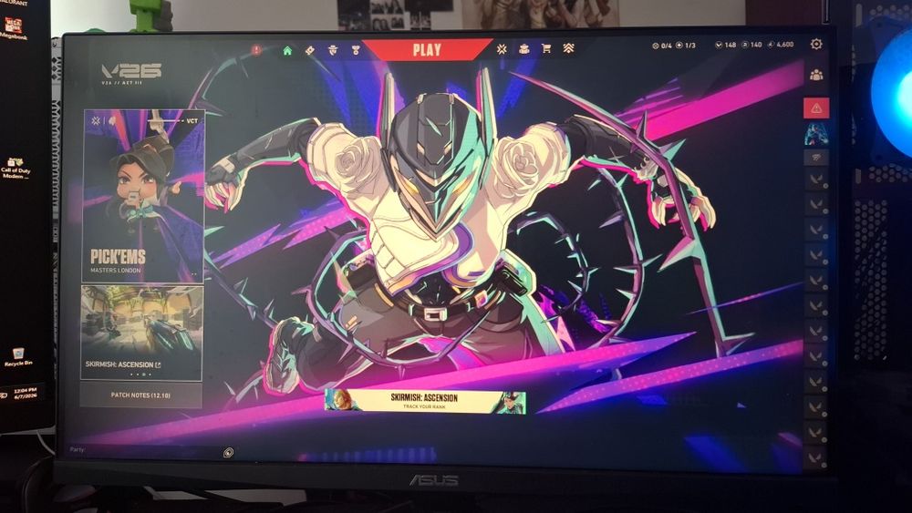 Monitor Asus Gaming Tuf 144hz