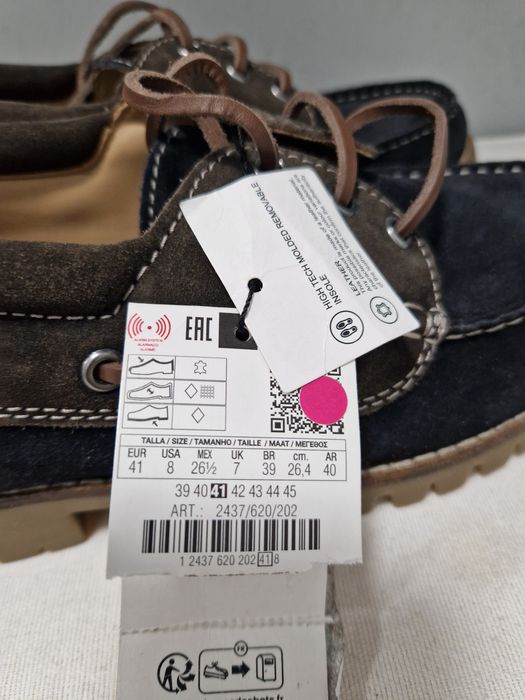 Мъжки мокасини Zara 41 размер естествена кожа