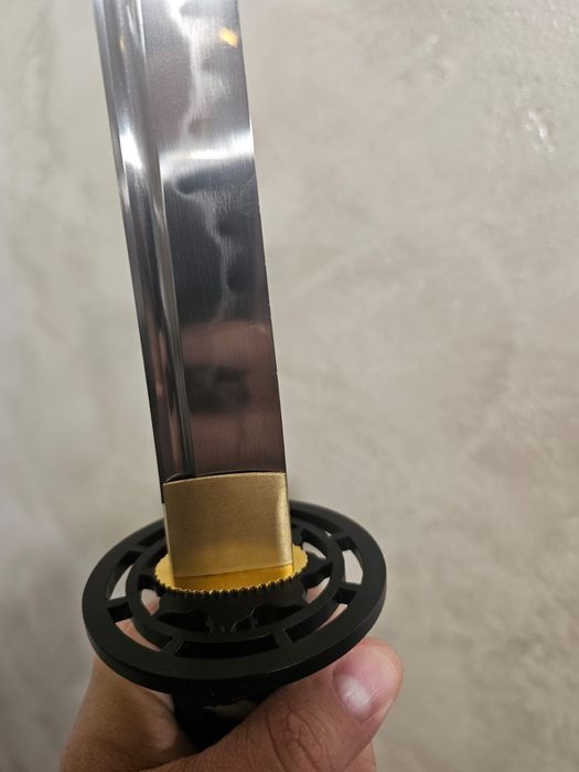 Katana  lucrată manual din oțel T10 călit cu lut