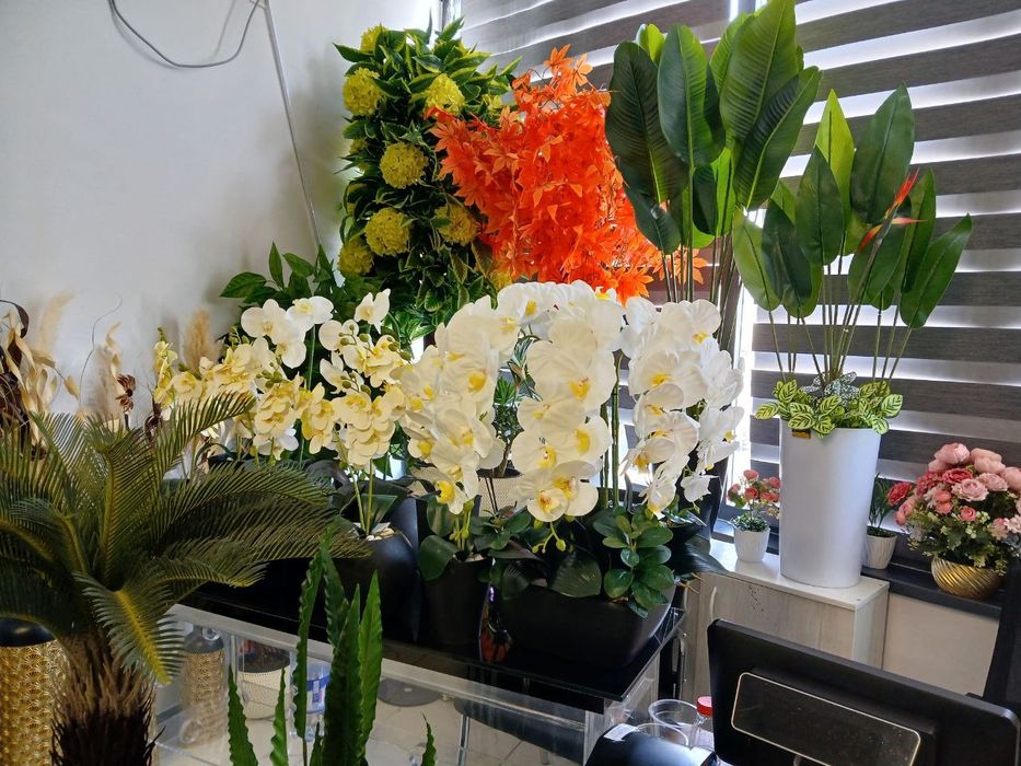 Суний гуллар ва дарахтлар олами искусственные цветы и деревья