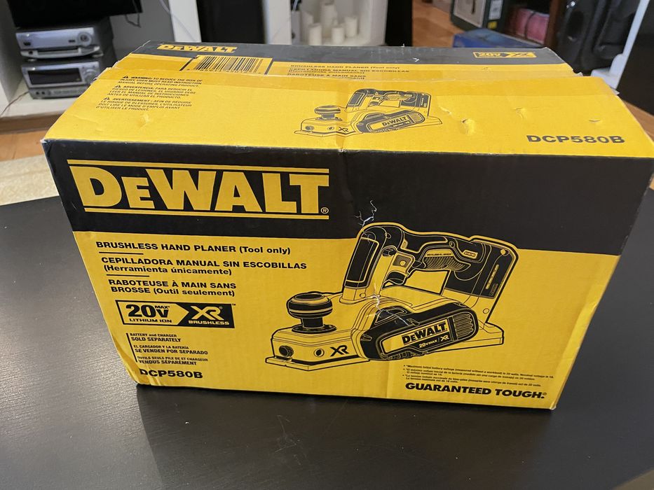 Аккумуляторный рубанок DeWalt DCP580B XR 18V MAX, новый