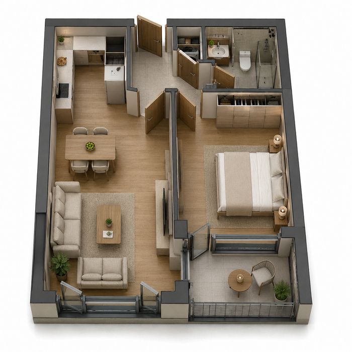 Продава се Двустаен апартамент в София, Витоша - 76 кв.м за 2685 €/кв.м - Снимка #3