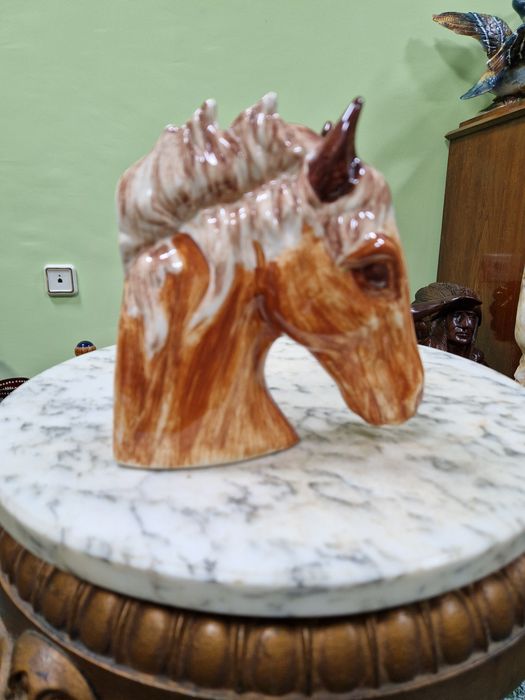 Уникална много красива порцеланова фигура статуетка