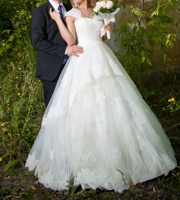 Свадебное платье 42-46р.