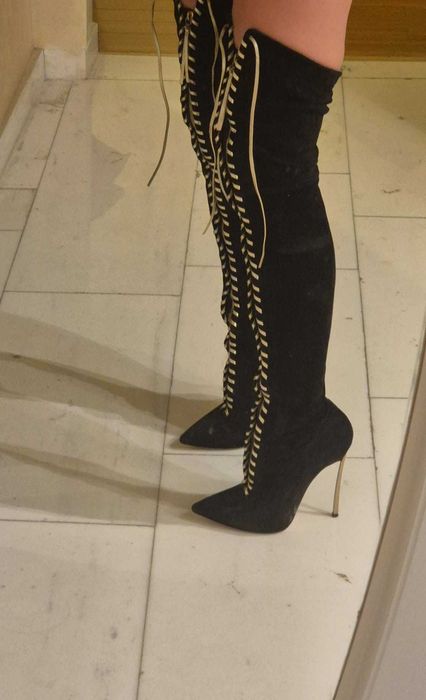 Cizme Casadei „Michelle” originale – over-the-knee – mărimea 37