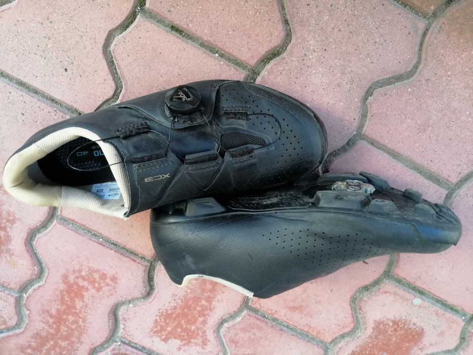 Pantofi ciclism MTB/gravel/cyclo-cross Shimano XC300 marimea 40 si Shimano XC7 marimea 39, inchidere BOA, placute SPD Shimano, in stare f. buna