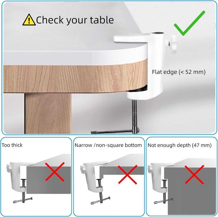LED лампа с лупа Beyamz, въртящо се рамо, светлини в 3 цвята
