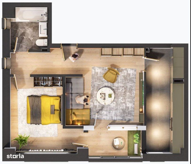 Apartament 2 camere de vanzare Galata