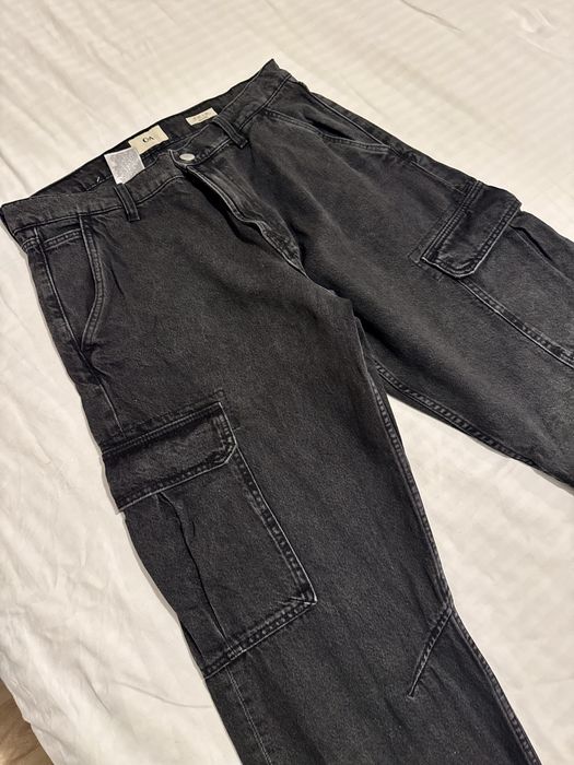 Blugi negri cargo C&A marimea M