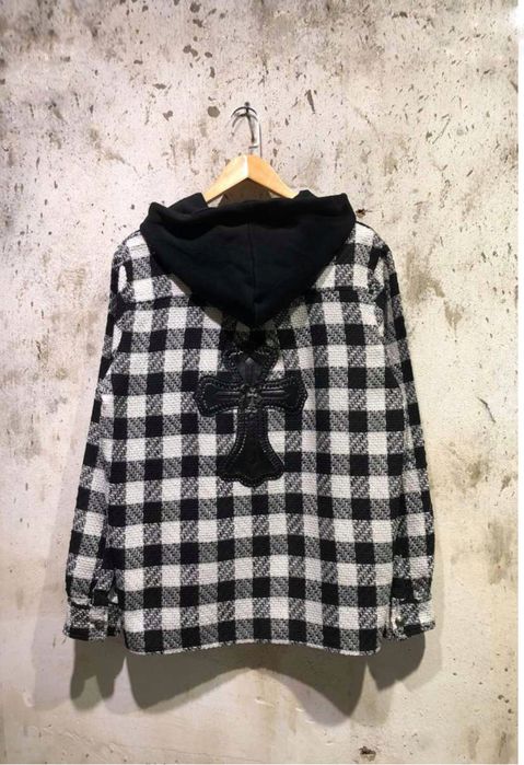 Camasa chrome hearts cu gluga premium