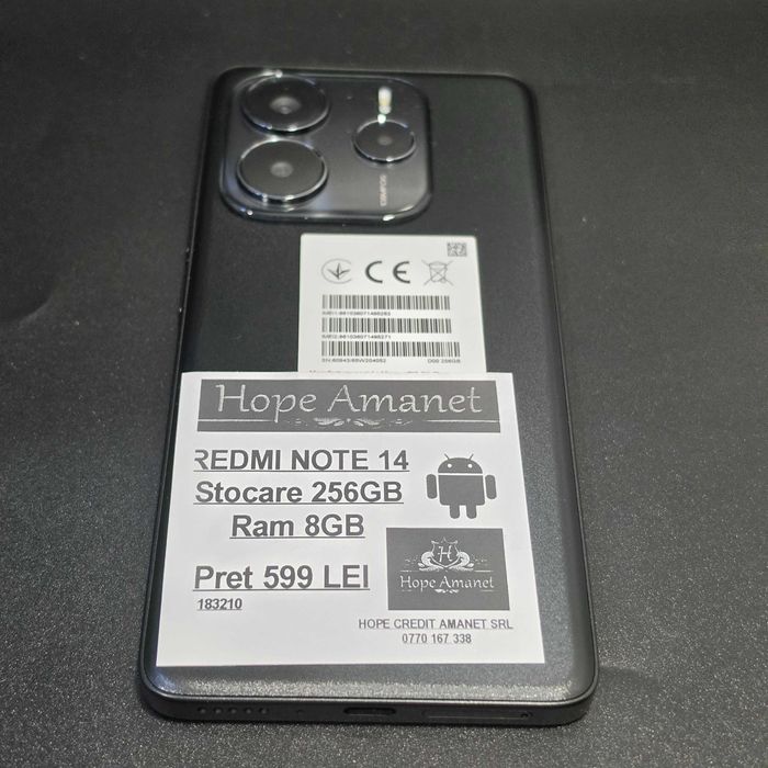 HOPE  AMANET P8 Redmi Note 14 256 gb 8 gb ram