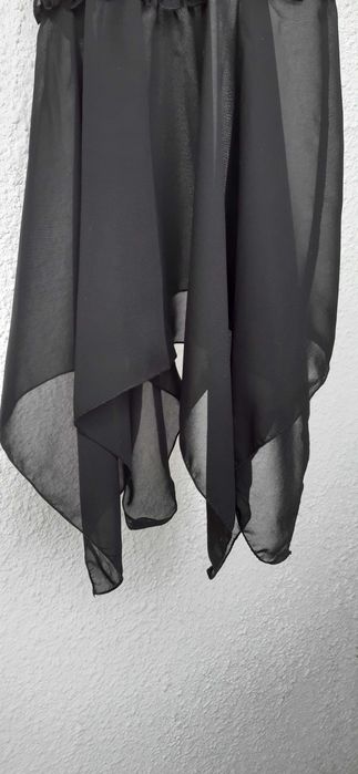 Top voal negru de ocazie