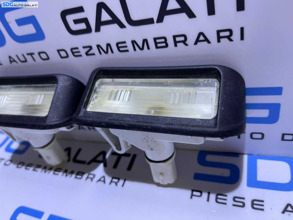 Set Bec Becuri Lampa Lampi Iluminare Numar Inmatriculare Citroen Berlingo 2 2008 - 2017 Cod 3202000551 9683421680 [AV1246]