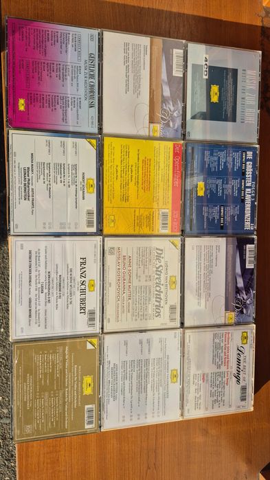 Vand 35 CD muzică clasică mixta de colectia Deutsche Grammophon