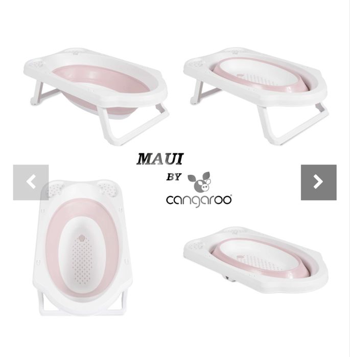 Сгъваема компактна вана за къпане на бебе дете + подарък