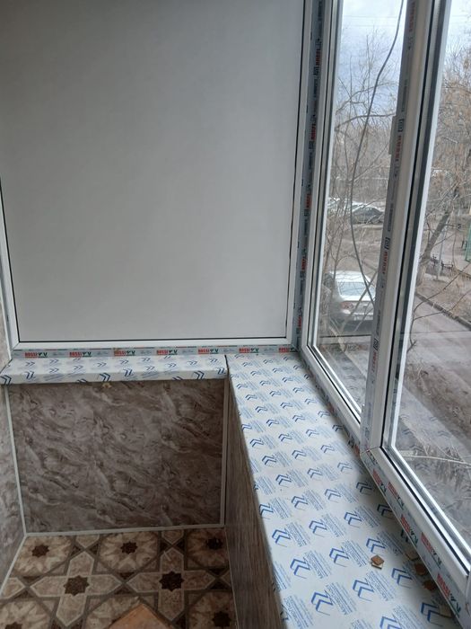 Балкон под ключ пластиковые окна