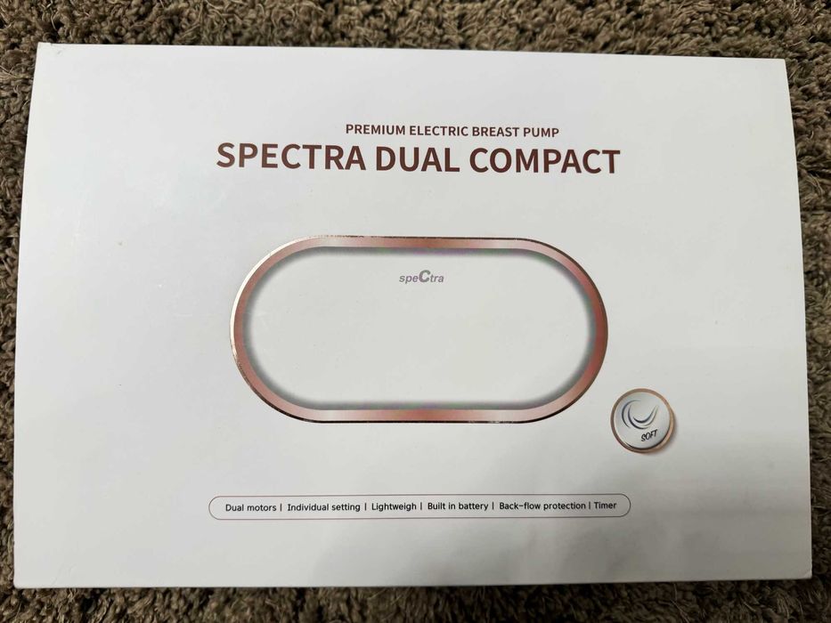 Pompa de san electrica premium Spectra Dual Compact, Alb - garantie