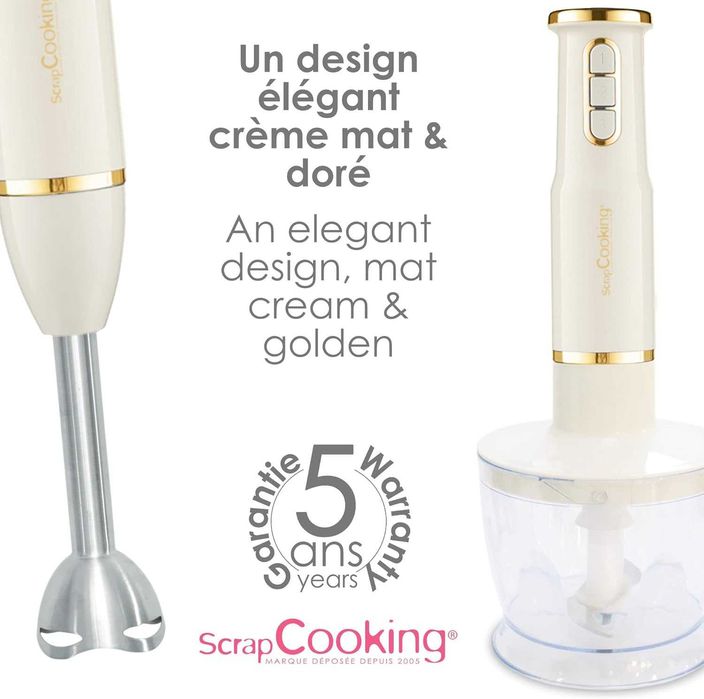 SCRAP COOKING блендер 3 в 1, блендер с бъркалка и електрически чопър