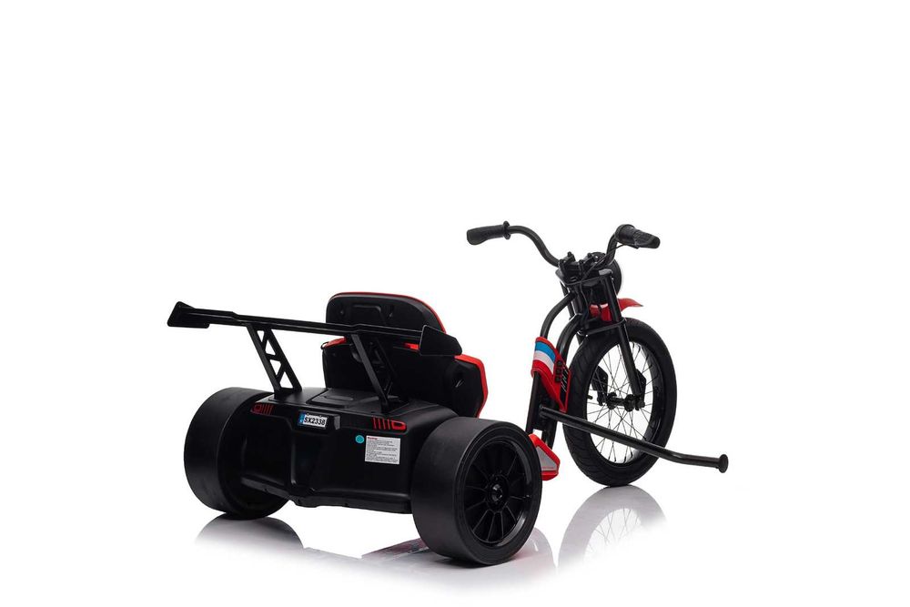 Motocicleta electrica Kinderauto Drift-Trike, 2x250W, 24V 10Ah RED