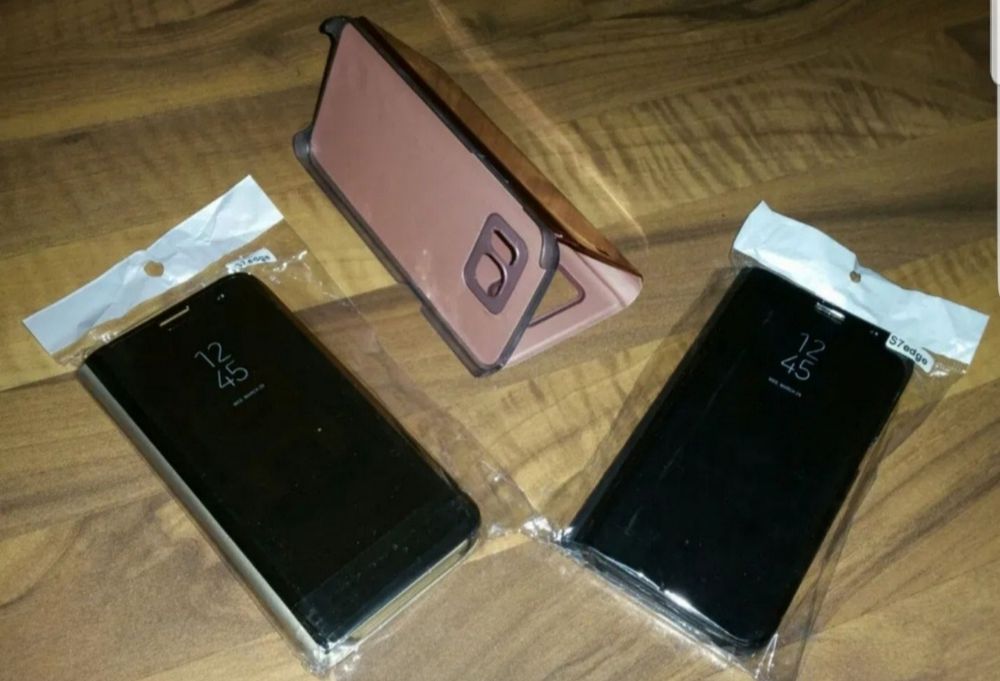 Husa flip oglinda tip clear view Samsung Note 9 S10 S10+ Plus