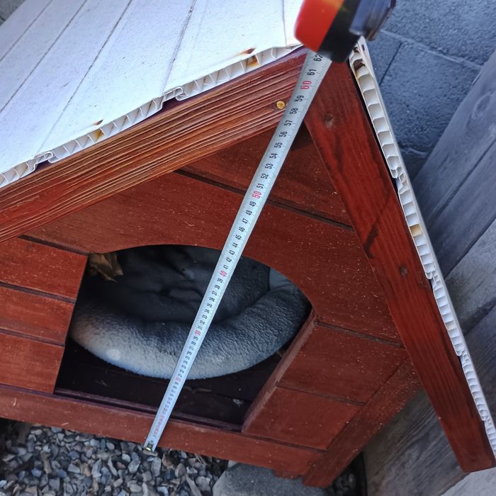 Căsuța câine din lemn