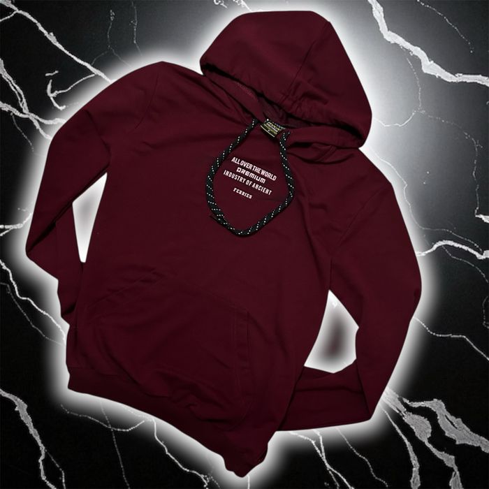 Hanorac vișiniu oversized UNISEX | Design urban |