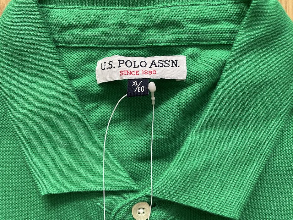 U.S. Polo Green Polo Tshirt XL