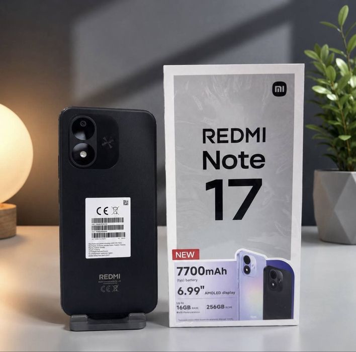 YENGI ! Новинка Redmi Note 17  (4/128Gb | 8/256Gb) | Dostavka !