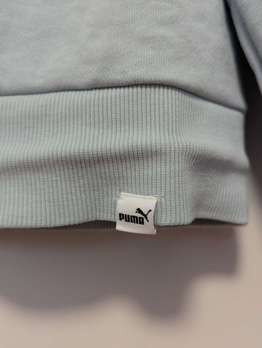 Hanorac Puma S albastru deschis, sporty‑casual, training/streetwear