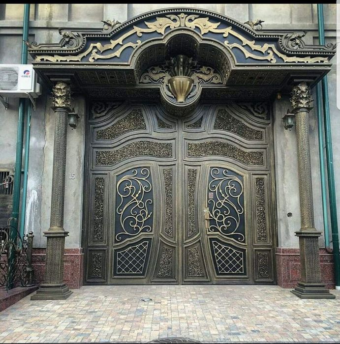 Варота навес решотки