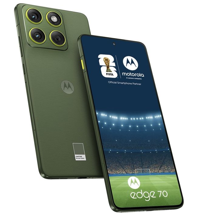 НОВ!!! Motorola edge 70, 12GB RAM, 512 GB, PANTONE Green