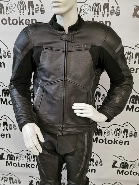 Costum moto piele FLM marime 54/56