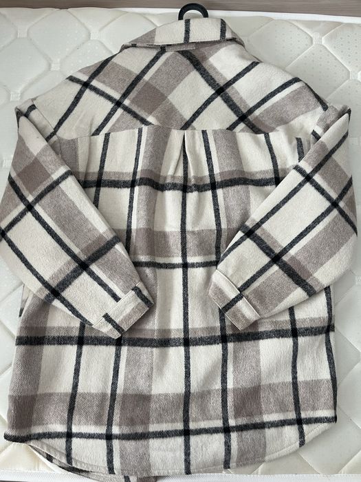 Пальто-рубашка (Shacket) в клетку