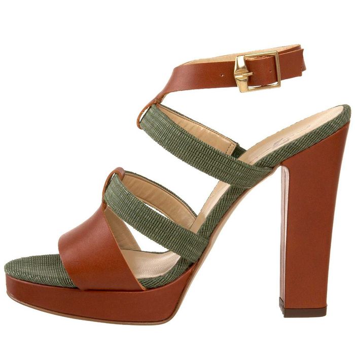 Sandale 7 all Mankind 100% piele, masura 39.5, toc 13,5 cm