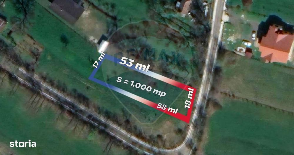 Teren intravilan cu priveliste de vanzare in Rus