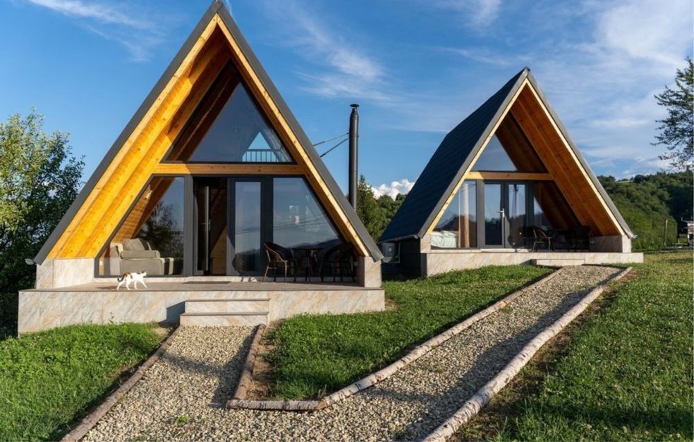 Vand cabane din lemn moderne rustice