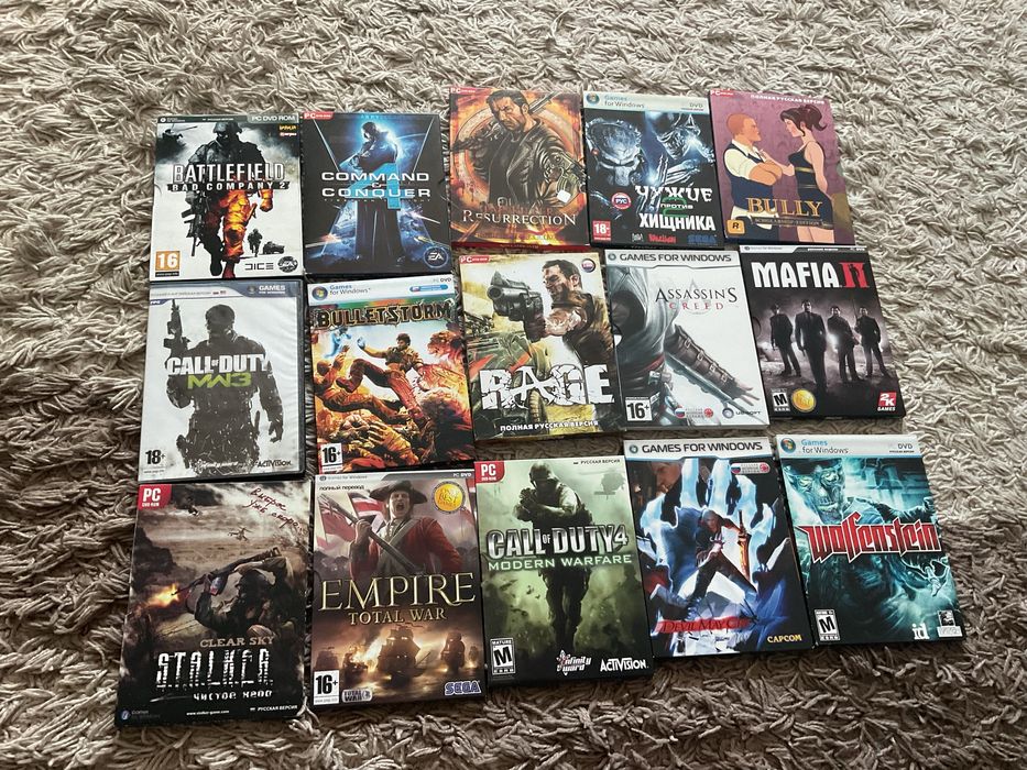 Диски игры для ПК на компьютер